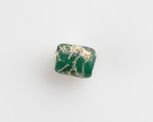 Bead, flattened tubular, Ptolemaic Dynasty or Roman Period, (1st century B.C.?). Creator: Unknown