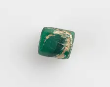 Bead, flattened tubular, Ptolemaic Dynasty or Roman Period, (1st century B.C.?). Creator: Unknown