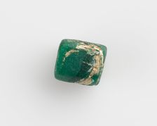 Bead, flattened tubular, Ptolemaic Dynasty or Roman Period, (1st century B.C.?). Creator: Unknown