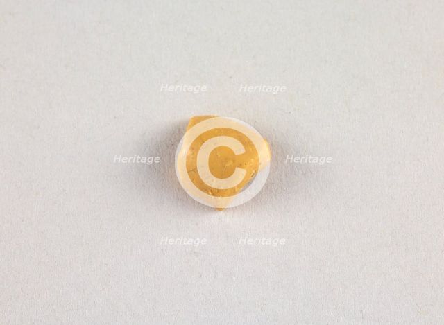 Bead fragment, New Kingdom, 1550-1196 BCE. Creator: Unknown.