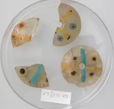 Bead Fragments, Coptic, 4th-early 5th century. Creator: Unknown