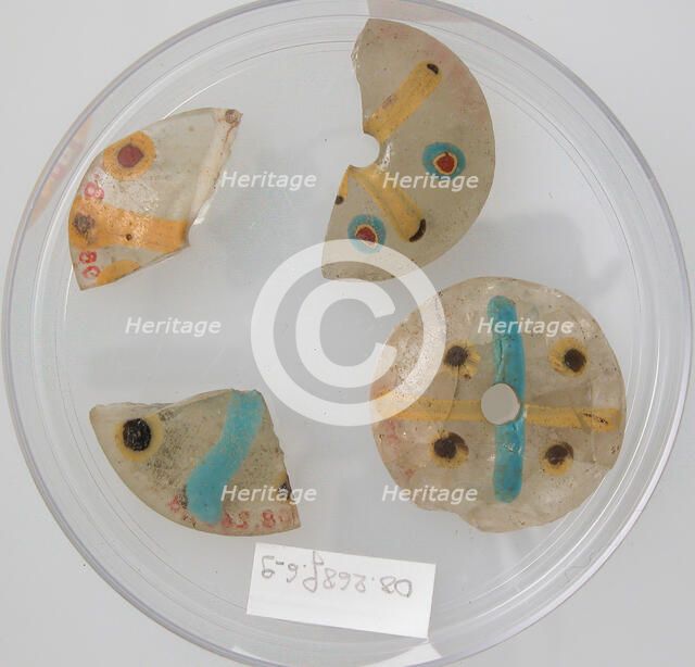 Bead Fragments, Coptic, 4th-early 5th century. Creator: Unknown.