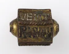 Bead, Hexagonal, Italian, 14th century. Creator: Unknown