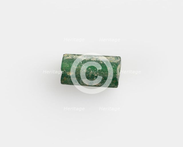 Bead, hexagonal, Ptolemaic Dynasty or Roman Period, (1st century B.C.?). Creator: Unknown.