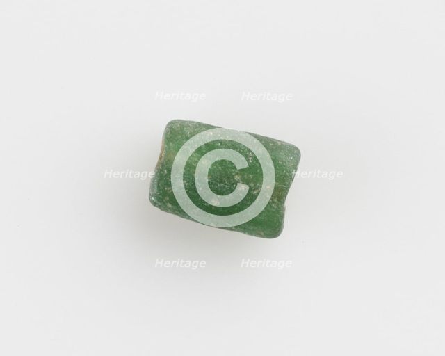 Bead, hexagonal, Ptolemaic Dynasty or Roman Period, (1st century B.C.?). Creator: Unknown.