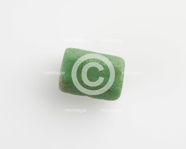Bead, hexagonal, Roman Period, 30 BCE-395 CE. Creator: Unknown.