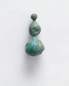 Bead in the shape of a gourd, Goryeo period, 12th-13th century. Creator: Unknown