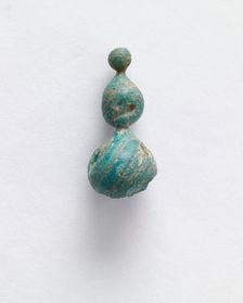 Bead in the shape of a gourd, Goryeo period, 12th-13th century. Creator: Unknown