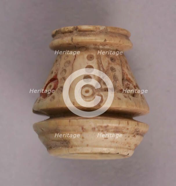 Bead, Iran, 9th-10th century. Creator: Unknown.