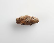 Bead, large spindle-shaped. One end broken, 4th century BCE. Creator: Unknown