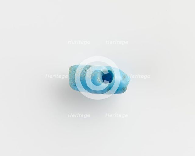 Bead; longitudinal bore and lateral incomplete bore, Roman period, late 4th-6th century. Creator: Unknown.