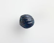 Bead, melon-shaped, 1550-1196 BCE. Creator: Unknown