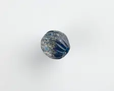 Bead, melon-shaped, New Kingdom, 1550-1196 BCE. Creator: Unknown