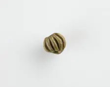 Bead, melon-shaped, New Kingdom, 1550-1196 BCE. Creator: Unknown