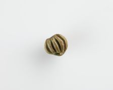 Bead, melon-shaped, New Kingdom, 1550-1196 BCE. Creator: Unknown