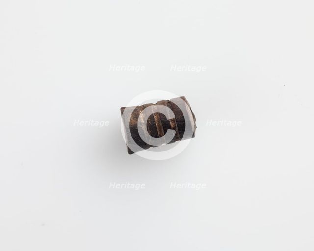 Bead, New Kingdom, 1550-1196 BCE. Creator: Unknown.
