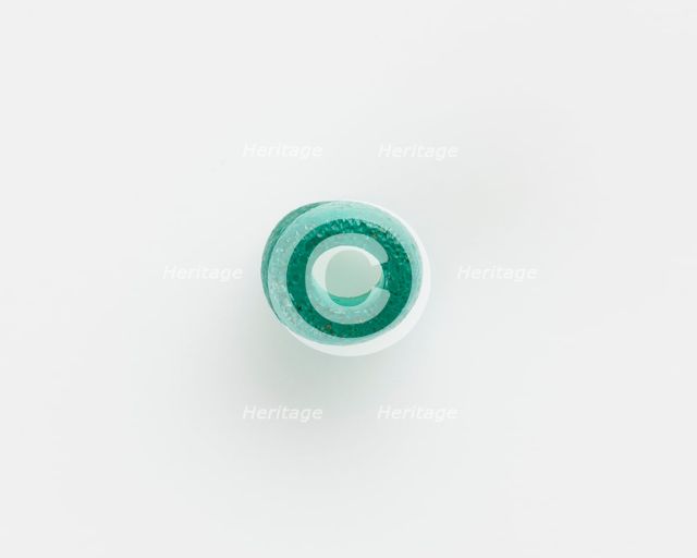 Bead, New Kingdom, 1550-1196 BCE. Creator: Unknown.