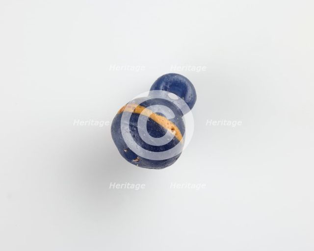 Bead pendant with eyelet, New Kingdom, 1550-1307 BCE. Creator: Unknown.