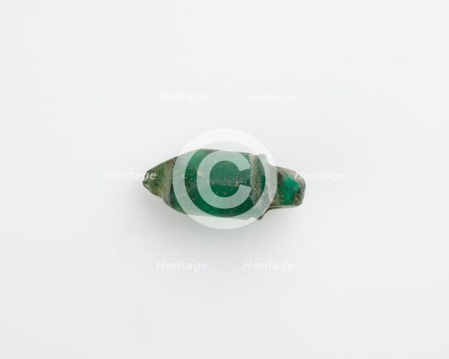 Bead; scarab-like, New Kingdom, 1550-1196 BCE. Creator: Unknown.