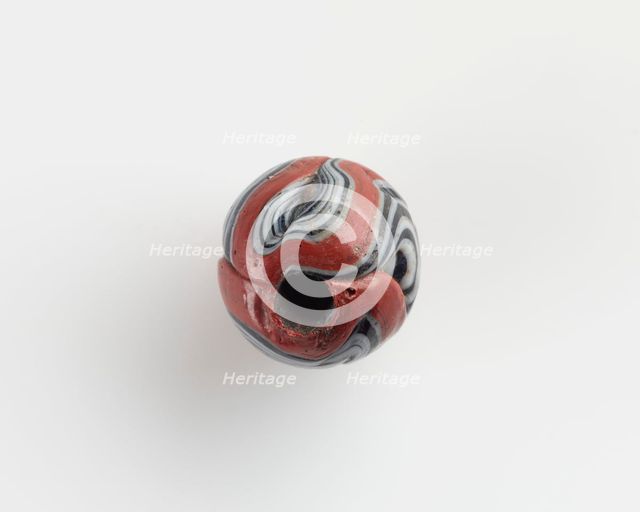 Bead, spherical, 6th century. Creator: Unknown.