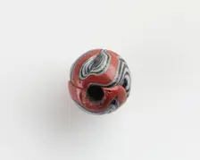 Bead, spherical, 6th century. Creator: Unknown