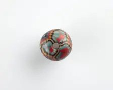 Bead, spherical; conical bore, Ptolemaic Dynasty or Roman Period, 305 BCE-14 CE. Creator: Unknown