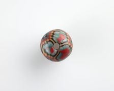 Bead, spherical; conical bore, Ptolemaic Dynasty or Roman Period, 305 BCE-14 CE. Creator: Unknown