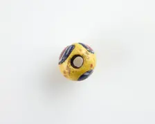 Bead, spherical; large bore, Ptolemaic Dynasty or Roman Period, 305 BCE-14 CE. Creator: Unknown