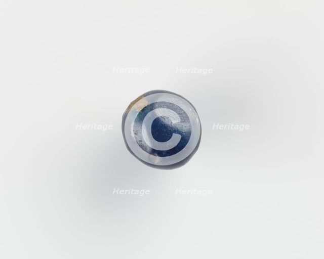 Bead, spherical, Possibly Roman period, 30 BCE-395 CE. Creator: Unknown.