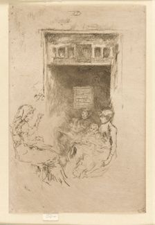 Bead Stringers, 1879-1880. Creator: James Abbott McNeill Whistler