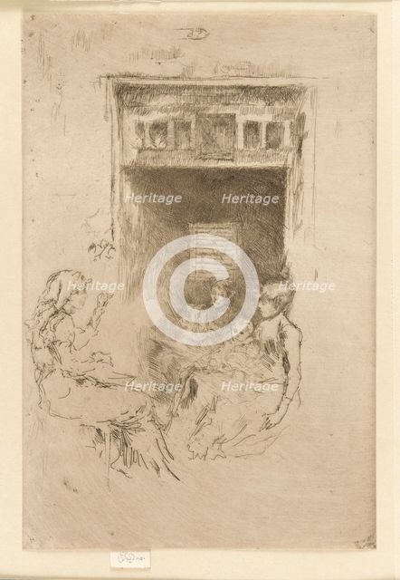 Bead Stringers, 1879-1880. Creator: James Abbott McNeill Whistler.