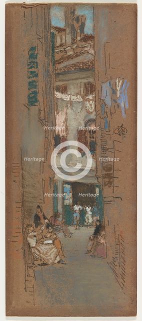 Bead Stringers, 1880. Creator: James Abbott McNeill Whistler.