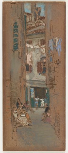 Bead Stringers, 1880. Creator: James Abbott McNeill Whistler