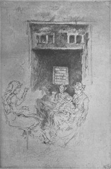 Bead Stringers c1880, (1904). Artist: James Abbott McNeill Whistler