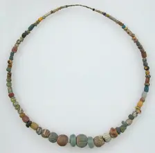 Beaded Necklace, Frankish, 500-600. Creator: Unknown