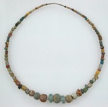 Beaded Necklace, Frankish, 500-600. Creator: Unknown