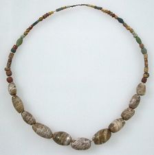 Beaded Necklace, Frankish, 500-600. Creator: Unknown
