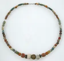 Beaded Necklace, Frankish, 500-600. Creator: Unknown