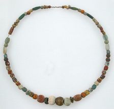 Beaded Necklace, Frankish, 500-600. Creator: Unknown