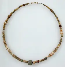 Beaded Necklace, Frankish, 500-600. Creator: Unknown