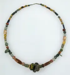 Beaded Necklace, Frankish, 500-600. Creator: Unknown