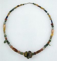 Beaded Necklace, Frankish, 500-600. Creator: Unknown