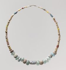 Beaded Necklace, Frankish, early 6th century. Creator: Unknown
