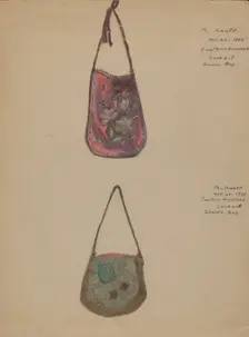 Beaded Bags, 1935. Creator: Margaret Knapp