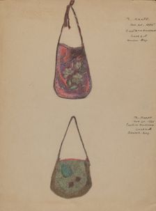 Beaded Bags, 1935. Creator: Margaret Knapp