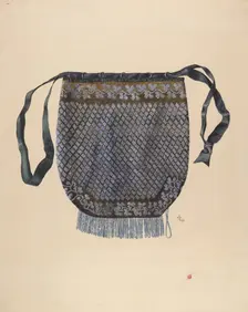 Beaded Bag, 1938. Creator: Ralph Atkinson