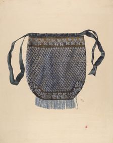 Beaded Bag, 1938. Creator: Ralph Atkinson