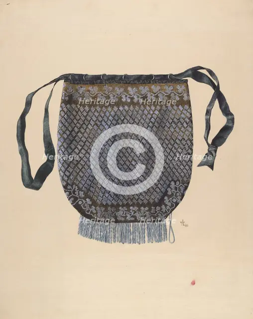 Beaded Bag, 1938. Creator: Ralph Atkinson.