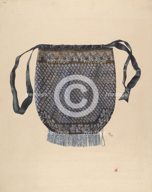 Beaded Bag, 1938. Creator: Ralph Atkinson.