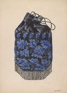 Beaded Bag, c. 1936. Creator: James McLellan